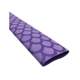 Accering Fishscale Pattern Heat Shrink Tubing Fishing Waterproof for Sports Racquets Fishing Gear Grip (φ40mm, L3.3ft, Purple)