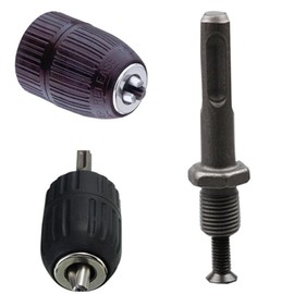 Malayas HSS Keyless Impact Drill Chuck with Lock SDS Adaptor Hardware Tool 2-13MM