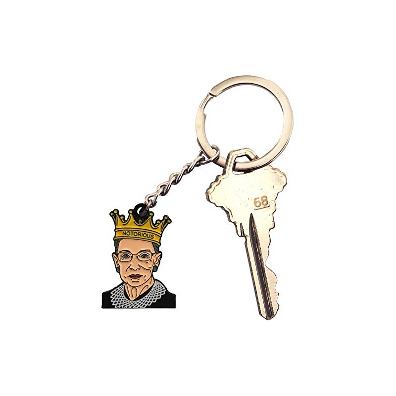 Balanced Co. Ruth Bader Ginsburg Keychain Notorious RBG Keychain (Keychain)