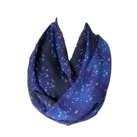 Etwoa's Astrology Space Galaxy Constellations - Bufanda con diseño de signo del zodiaco