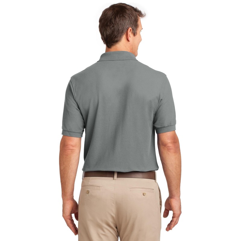 Port Authority Tall Silk Touch Long Sleeve Polo. TLK500LS, Cool