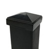 2.5" x 2.5" Aluminium Pyramid Post Cap for Metal Posts