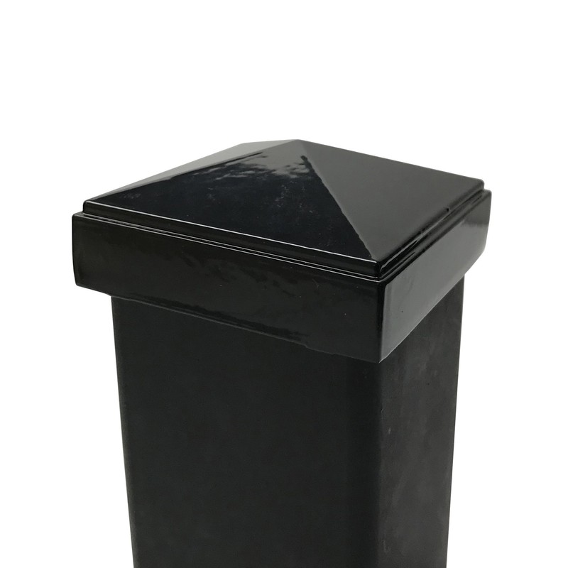 2.5" x 2.5" Aluminium Pyramid Post Cap for Metal Posts