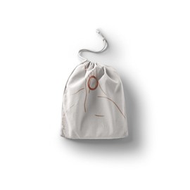 Le Jardin du Lin Bedruckte Baumwoll Taschen mit Kordelzug, Einkaufstasche, Beutel, Stoffsack, Stofftasche, Gemüsesack, Wiederverwendbare, Umweltfreundlich, Mehrzweck, Faltbar, Größe: 12x15 Cm