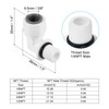 PATIKIL 3/8 Inch 3 Pack Connector Fitting Angle 1/4NPT Male