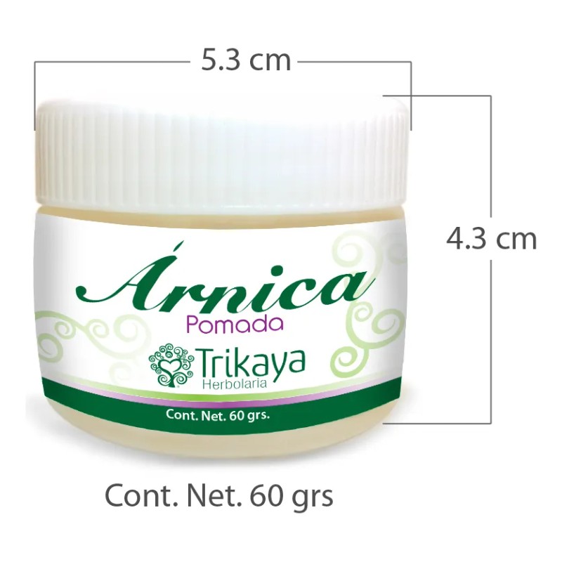 Pomada De Arnica De Trikaya Herbolaria Sin Aroma