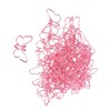 50Pcs Pink Butterflies Paperclip Cartoon Color Plating Innovative Cute Paperclips