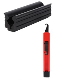 BOXOB Golf Club Regripping Kit, Including 13 Double Sided Tape Strips Rubber Vise Clamp & Hook Blade for Golf Necessary Accessories