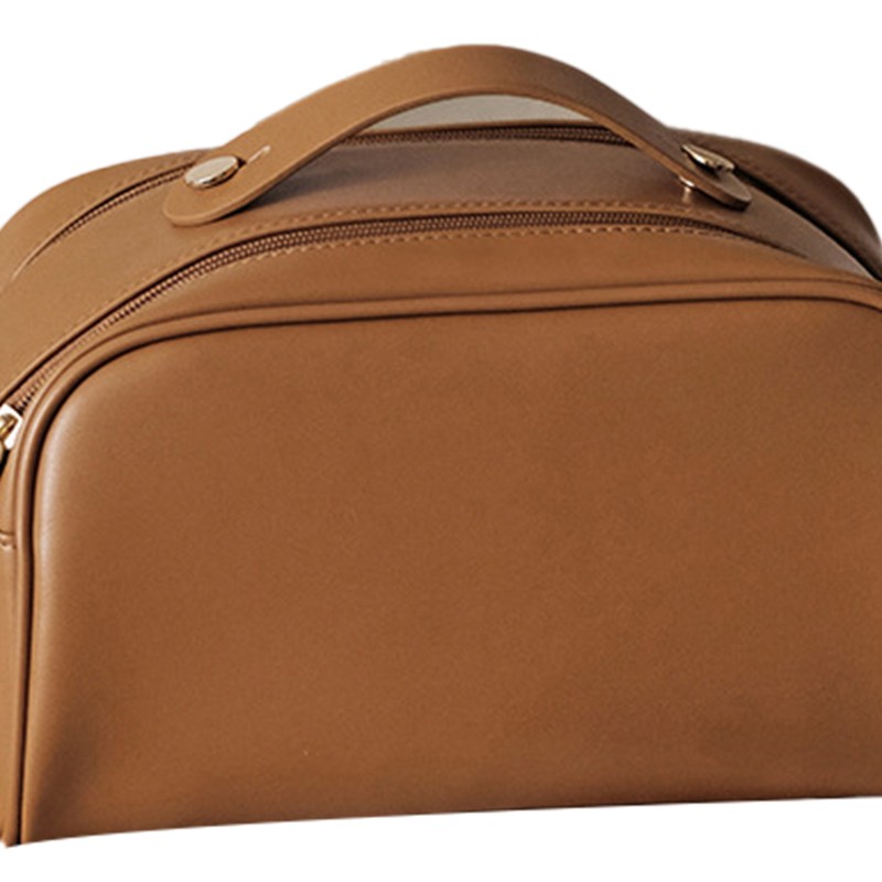 Cosmetic Bag Large Capacity Makeup Bag Double Zipper Portable Travel
