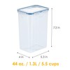 Lock&Lock 43-Fluid Ounce Rectangular Food Container, Tall, 5.4-Cup