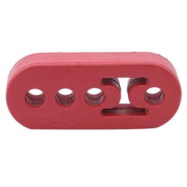 Baceyong Red Blue Yellow High Density Rubber Exhaust Hanger Universal Adjustable 4 Hole Noise Reduction Exhaust Hanger
