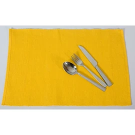 Elegant Cotton Place Mats for 4 or 6 People in Different Colours) XXL Place Mat Approx. 48 x 33 cm Large and Washable Modern Designer Cotton Table Mats or Table Mats as a Great Place Mat for Your
