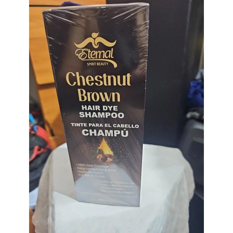 Eternal Spirit Beauty hair dye shampoo chestnut brown