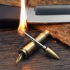 BIASTNR Permanent Match Metal Matchstick Flint Fire Starter, Keychain Lighting