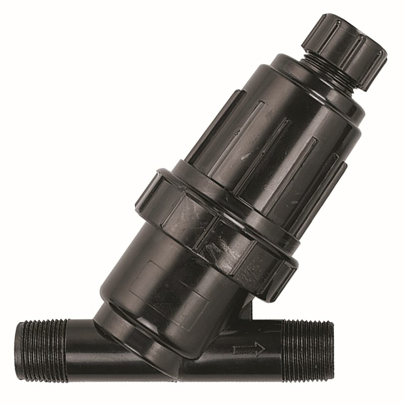 Orbit 67736 3/4" MPT Drip Irrigation Drip Y-Filter, Black, 1