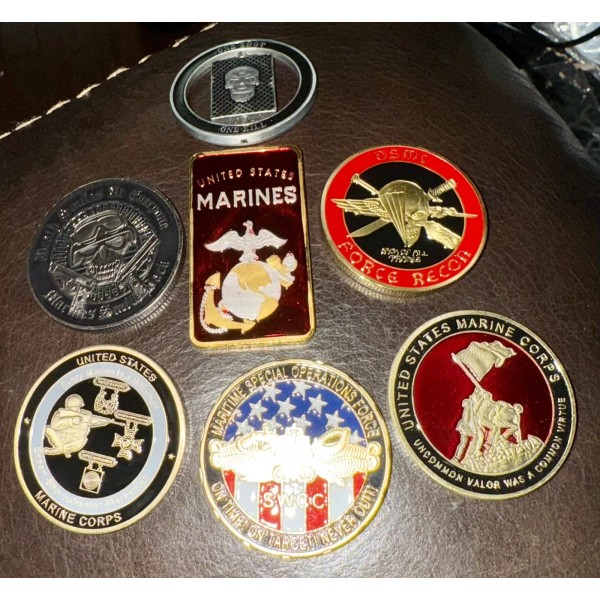 United States Marine Corps Ultimate Challenge Coin Collection USMC SEMPER