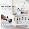 GOTRUST 25pcs Portable Laundry Hooks, Anti-Slip Boot Hanging Hold Clips,