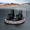 Bittwee Bling Car Phone Holder, Rhinestones 360° Adjustable Vehicle Center