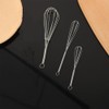 3 Pcs Mini Stainless Steel Wire Whisks Small Egg Beater