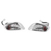 Pair Front Turn Signal Light Plastic 204360F Fit for Piaggio