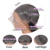 Salharer 30 Inch 13x6 Transparent Lace Front Human Hair Wig