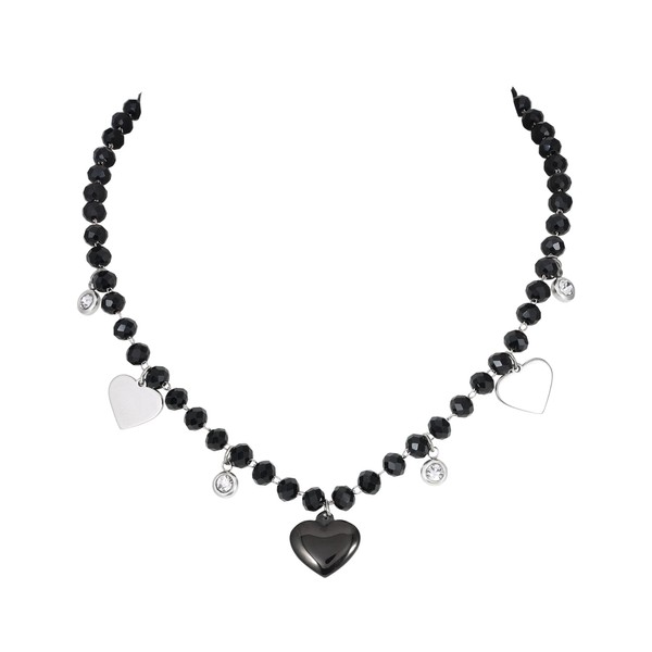 JJDreams Black Pearl Necklace with Pendant Choker Women's Gothic Punk