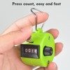 HOMYY 6Pcs Colour Clicker Counter,Tally 4-Dight Knitting Row Counter,Abs Handheld