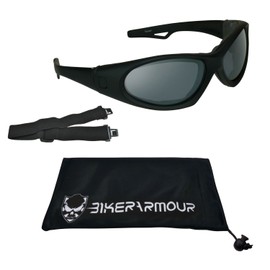 Motorcycle Sunglasses Goggles Interchangeable Temple Wide Extra Large Fit Mens
