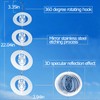 12 Disc Highly Reflective Owl Bird Scare, Extra Sparkly Owl