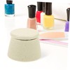 WOONEKY Acrylic Nail Dappen Dish Cup Lid Nail Brush Cup