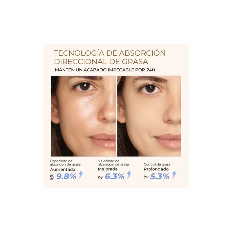 Sace Lady Base Maquillaje Polvo Compact Fijador Mate Spf30