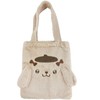Yasuda Tsusho Sanrio Fluffy Fur Bag Fur Tote Bag Pompompurin