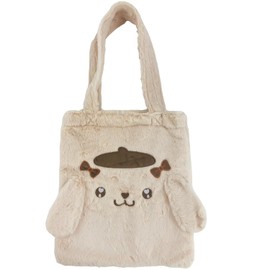 Yasuda Tsusho Sanrio Fluffy Fur Bag Fur Tote Bag Pompompurin H380 x W330 PN54