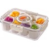Sivaopa Snack Box with Compartments, Snack Box, Divided Snack Bowls,