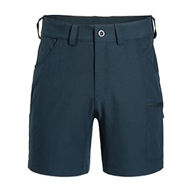 FitsT4 Men’s Cargo Hiking Shorts 7 Inch Stretch Water Resistant Quick Dry Lightweight Outdoor Tactical Shorts,Navy,S