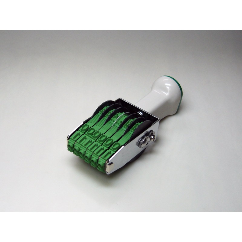 Sanby TK-G26 Rotating Stamp Techno Touch 6 Row Gothic Style