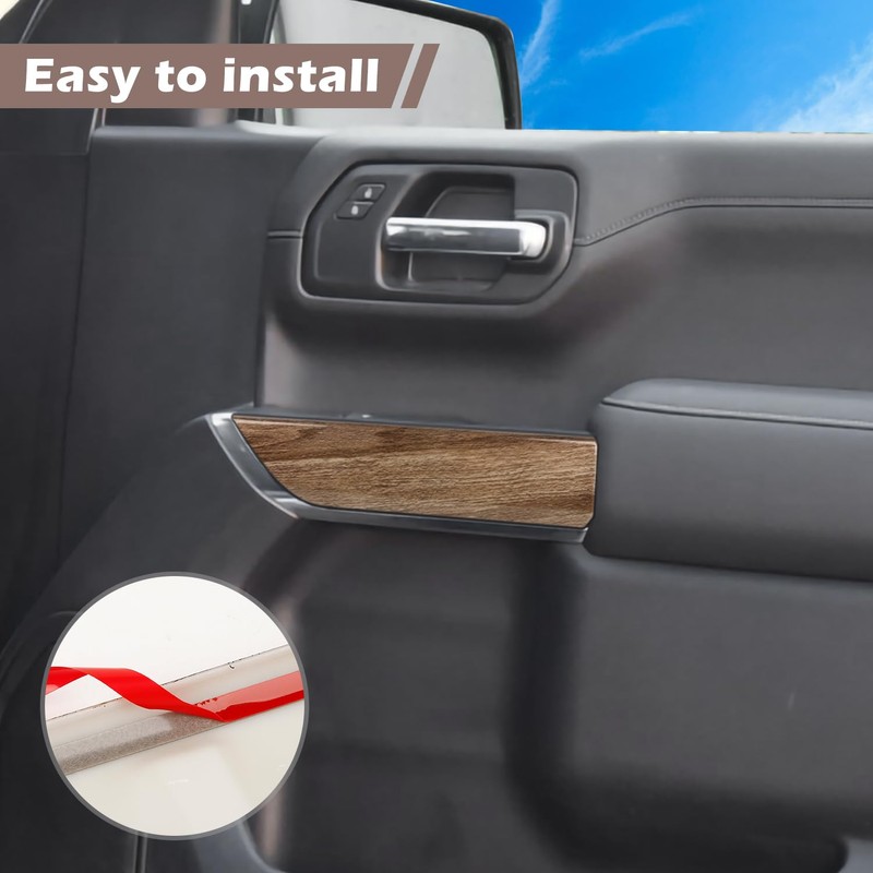 RT-TCZ for Silverado Inner Door Panel Trim Cover for Chevy