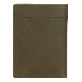 Pepe Jeans Staple Vertical Wallet with Purse Green 8.5 x 11.5 x 1 cm Leather by Joumma Bags, Green, Talla única, Vertical Wallet with Purse, Green, Standard size, vertical wallet with purse