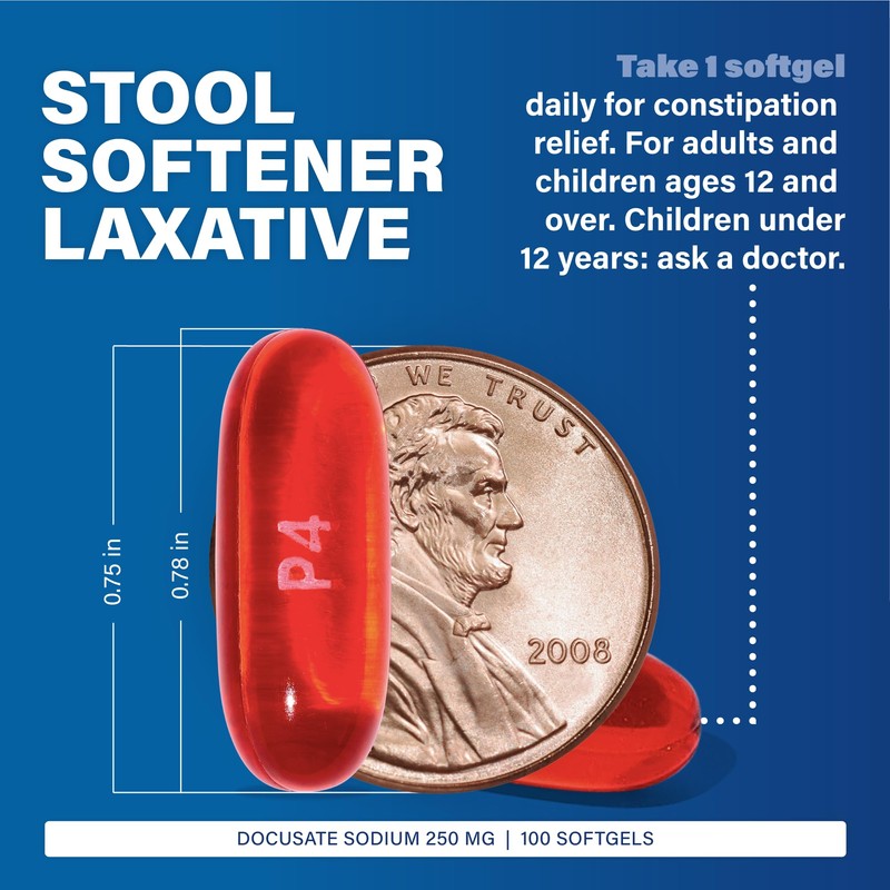 MAJOR Docusate Sodium 250 mg - Extra Strength Stool Softener