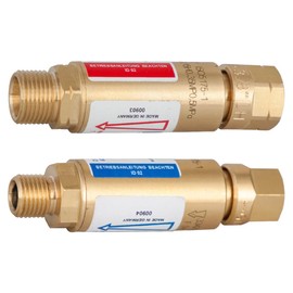 COWIK Non-return protection oxygen and fuel gas (acetylene/propane) in set, for connection to the autogen pressure regulator