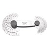 Starrett 155 Calibrador de Rosca 27 Hojas con Seguro, 60
