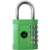 Padlock 4 Digit Combination Lock - for Gym School Locker,