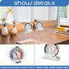 Voittozege 6 Pcs Refrigerator Thermometer, Large Dial Freezer Thermometer Classic