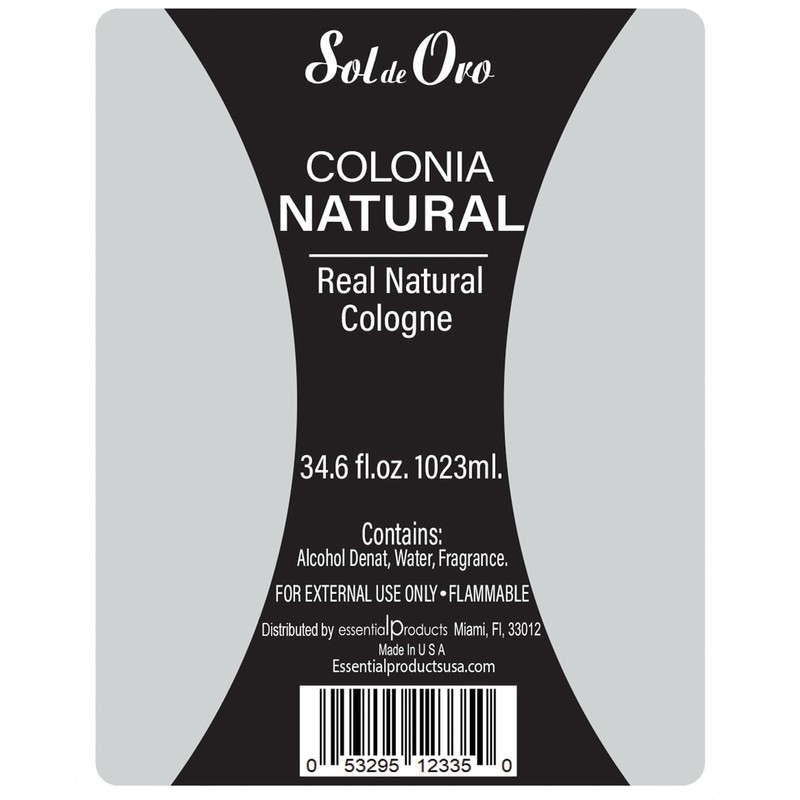 SOL DE ORO Cologne Natural 32 oz