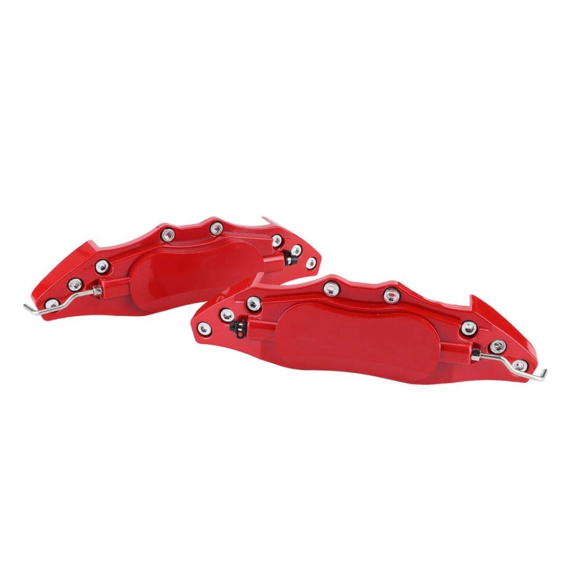 Qiilu Brake Caliper Covers, 2 Pieces Universal Disc Brake Caliper