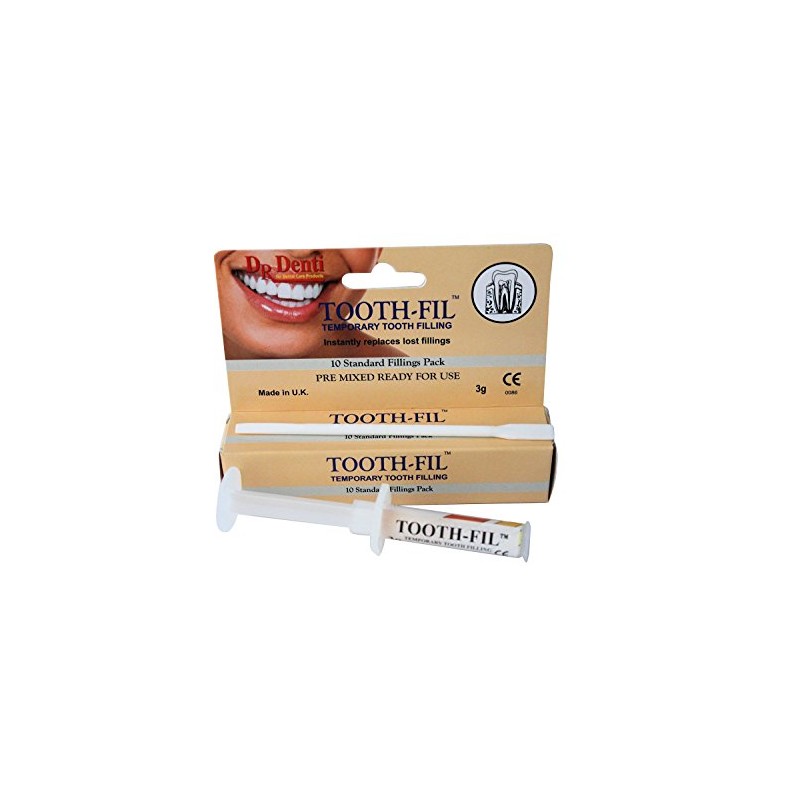 THREE PACKS Dr Denti Tooth-Fil Temporary Tooth Filling 3g