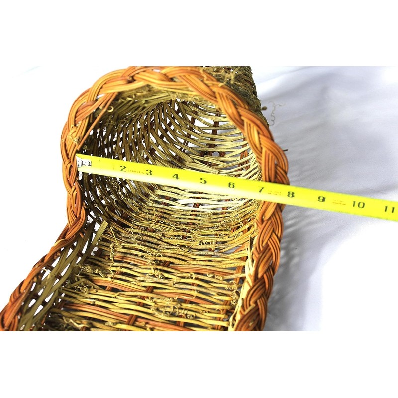 cornucopia basket for thanksgiving decor. (19'' cornucopia)