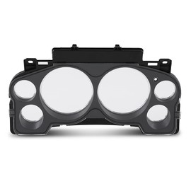 LQI Gauge Cluster IPC Lens Cover Chrome Trim Compatible with Chevy Silverado GMC Sierra Tahoe 2007-2013
