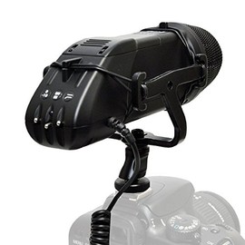 Digital Nc Professional Microphone Compatible with Sony FDR-AX700 (Stereo/NRS) with Dead Cat Wind Muff for High End Systems - Includes MIS Adapter