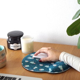 Mr Wonderful Mauspad Ergonomische Wondee Mauspad Maus, Handgelenkstütze Mauspad, Maus, Gel Cactus